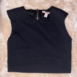 Black Crop Top.